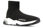 Balenciaga Speed Light Clear Sole "Black & White“