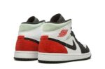 Jordans 1 "Red Grey Black Toe" Mid