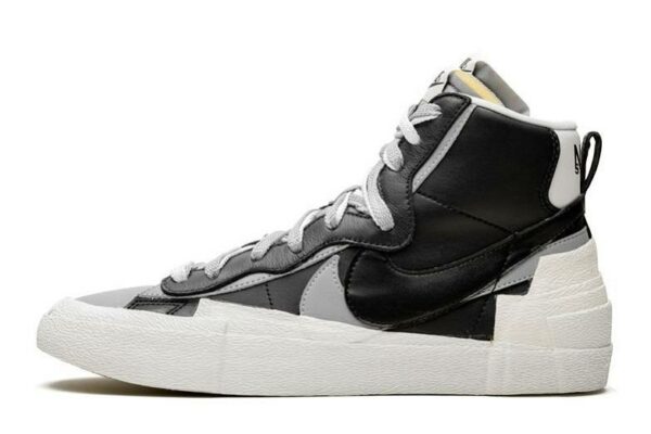 Sacai x Blazer Mid “Black/Wolf Grey”