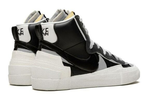 Sacai x Blazer Mid “Black/Wolf Grey”