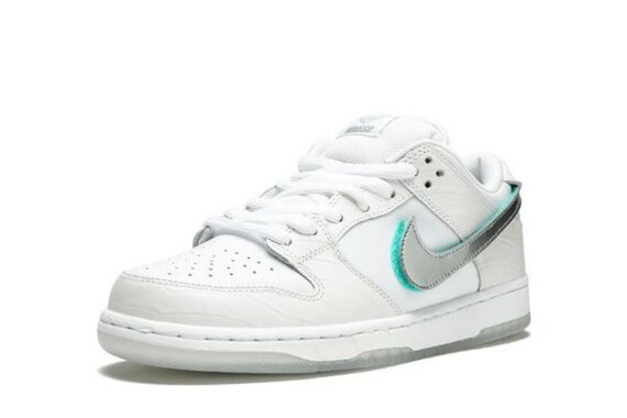 SB Dunk Low Pro OG QS "Diamond White"