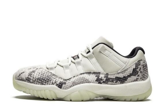 Air Jordan 11 Retro Low "Light Bone Snakeskin"