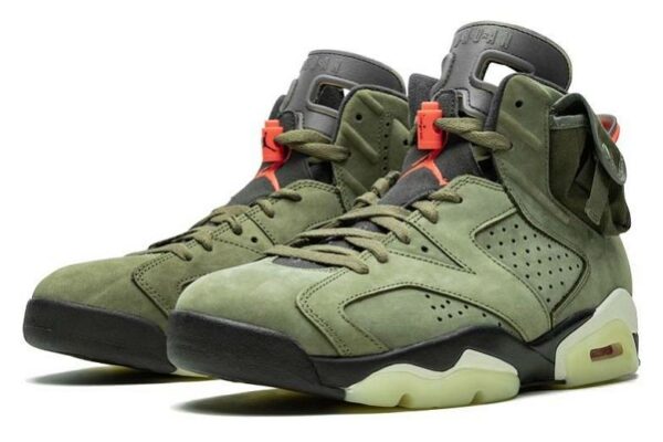 Travis Scott x Air Jordan 6 Medium Olive CN1084-200