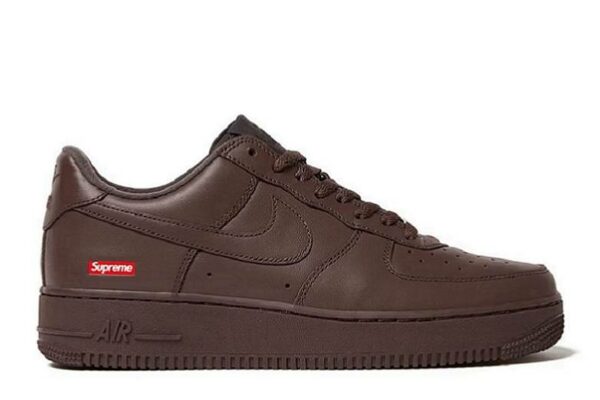 Supreme x Air Force 1 Low Box Logo Baroque Brown CU9225-200