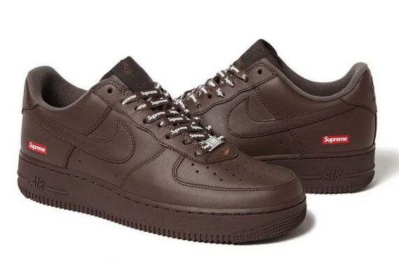 Supreme x Air Force 1 Low "Box Logo Baroque Brown"