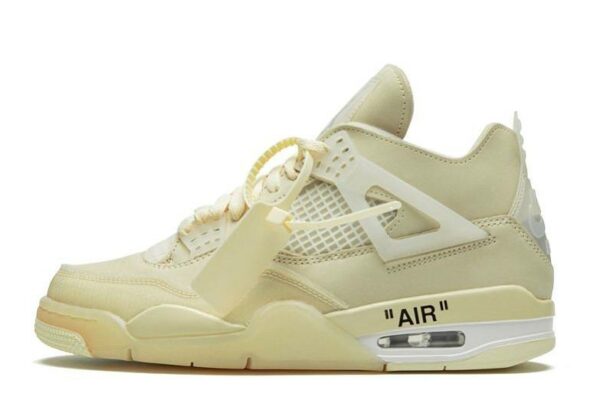 Off-White x Air Jordan 4 “Sail”