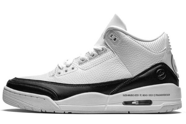 Fragment x Air Jordan 3 "White/Black"