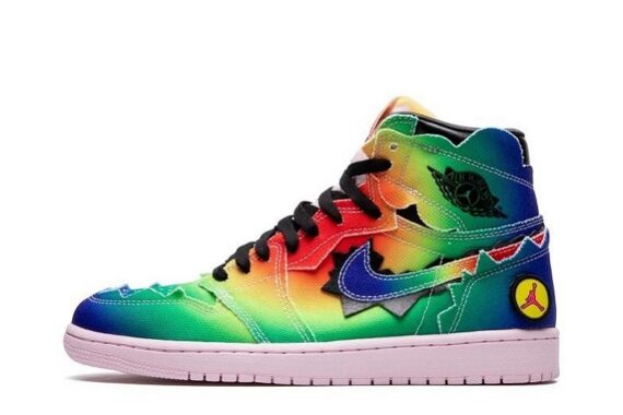 J Balvin x Air Jordan 1 High OG "Colorful Tie-dye"