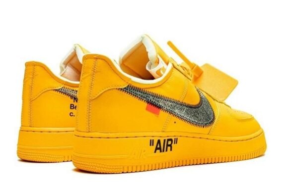 Off-White x Air Force 1 Low "Lemonade" “University Gold”
