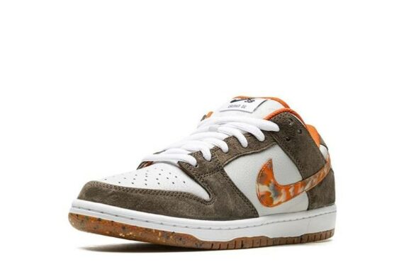 Crushed D.C. x SB Dunk Low "Orange-Brown"