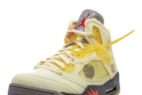 Off-White x Air Jordan 5 “Sail"