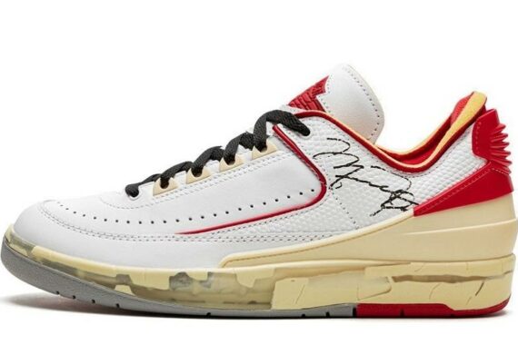 Off-White x Air Jordan 2 Low “White Red”