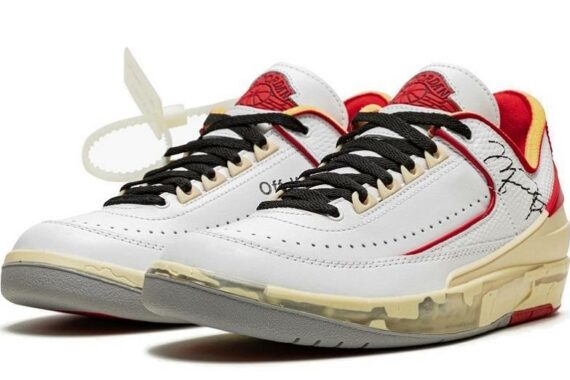 Off-White x Air Jordan 2 Low “White Red”