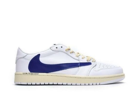 Travis Scott Jordan 1 Low “White Blue”