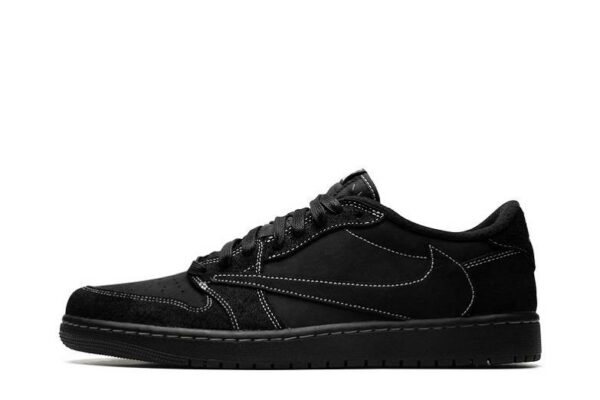 Travis Scott Jordan 1 “Black/Phantom” Low