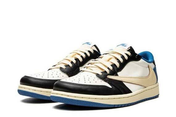 Travis Scott x Fragment x Air Jordan 1 Low OG "White"