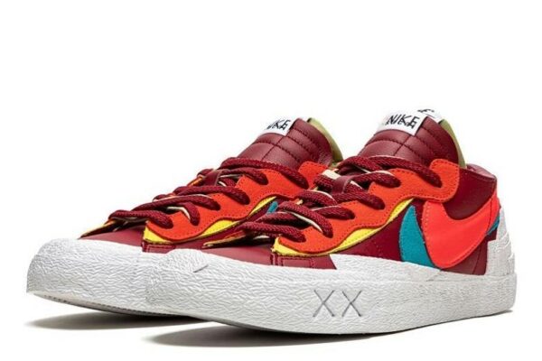 Kaws x Sacai x Blazer Low Team Red DM7901-600