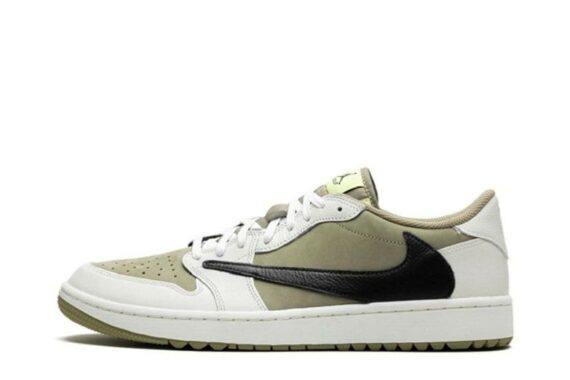 Travis Scott x Air Jordan 1 Low Golf "Neutral Olive"