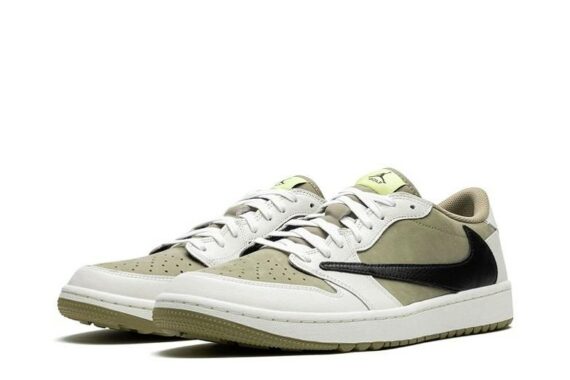 Travis Scott x Air Jordan 1 Low Golf "Neutral Olive"