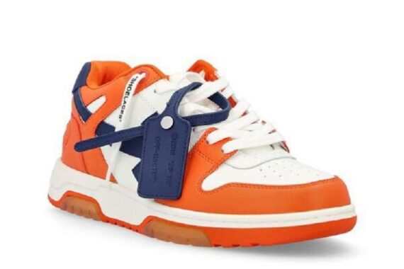 Off-White Out of Office OOO Low Tops "Orange Blue"