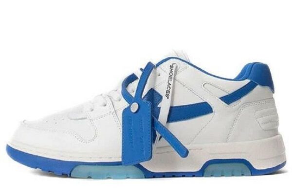 Off-White Out Of Office OOO Low White Blue OMIA189S21LEA0010145