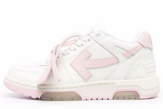 Off-White Out of Office OOO Low Tops "White Pink" WMNS