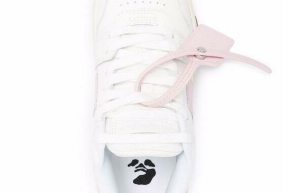 Off-White Out of Office OOO Low Tops "White Pink" WMNS