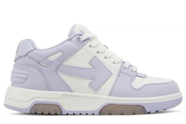 Off-White Out Of Office OOO Calf Leather "White Lilac" WMNS