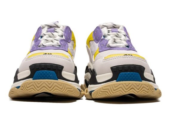 Balenciaga Triple S Retro Sneakers "Trend Purple/Yellow"