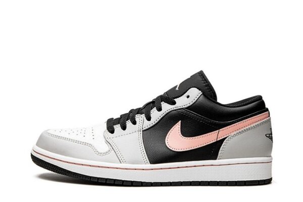 Air Jordan 1 Low "Grey Fog Bleached Coral"