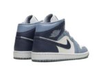 Wmns Air Jordan 1 Mid "Sail Diffused Blue"