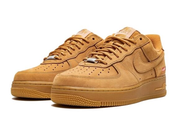 Supreme x Air Force 1 Low SP "Box Logo - Wheat"