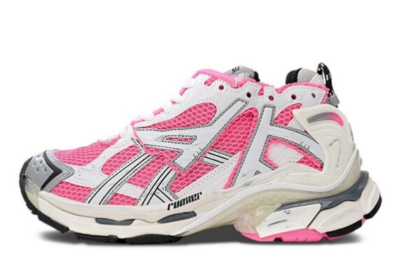 Balenciaga Wmns Runner Sneaker "White Neon Pink"