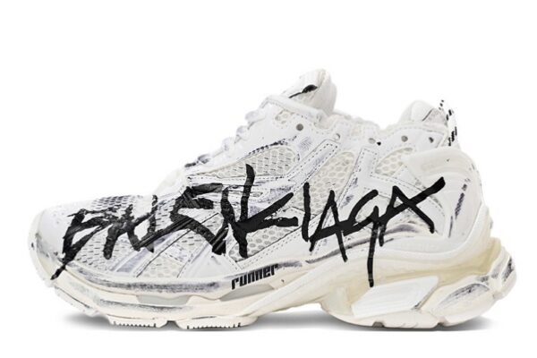 Balenciaga Runner Sneaker "Graffiti - White Black"