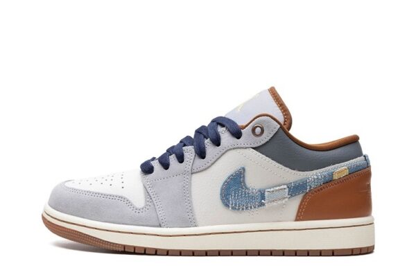 Air Jordan 1 Low SE "Repaired Denim Swoosh"