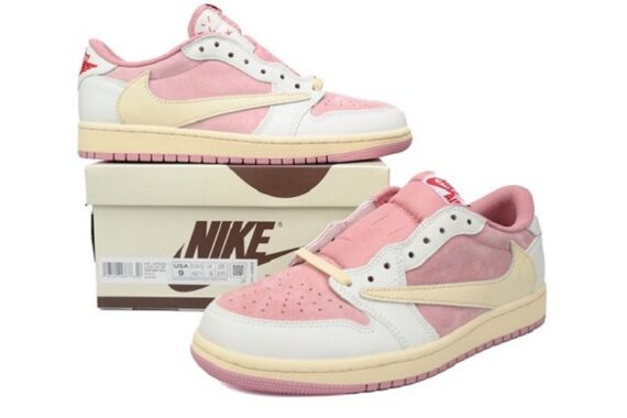 Travis Scott x Air Jordan 1 Low OG "Shy Pink"