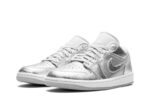 Wmns Air Jordan 1 Low SE "Metallic Silver"