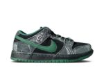 THERE Skateboards x Dunk Low SB "Black Gorge Green"
