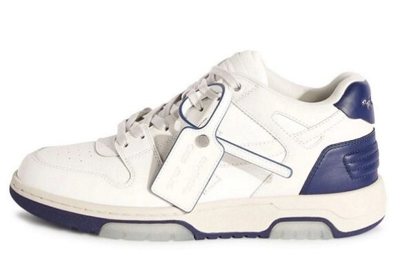 Off-White Out Of Office OOO Low Tops "White Blue"