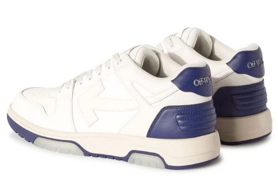 Off-White Out Of Office OOO Low Tops "White Blue"