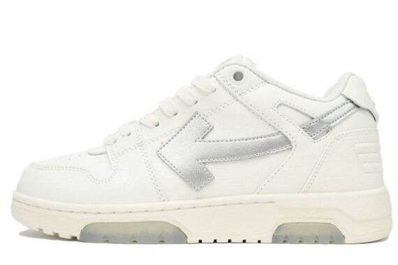 Off-White Out Of Office OOO Low Tops "White Silver"