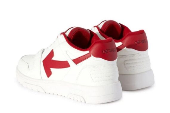 Off-White Out Of Office OOO Low Tops "2024 Lunar New Year Red White"