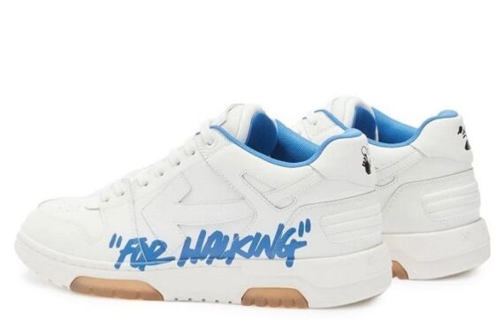 Off-White Out Of Office Low Tops For Walking "White White Dark Blue" SS22