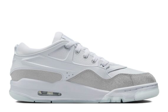 Wmns Air Jordan 4 RM "White Silver Glitter"