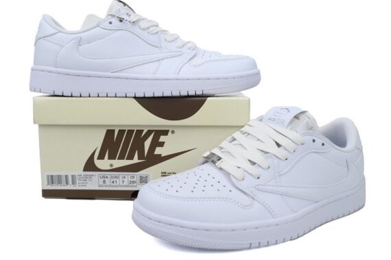Travis Scott x Air Jordan 1 Retro Low OG SP "Michael Rubin White Party" Friends & Family