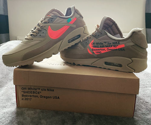 Off-White Air Max 90 “Desert Ore” photo review
