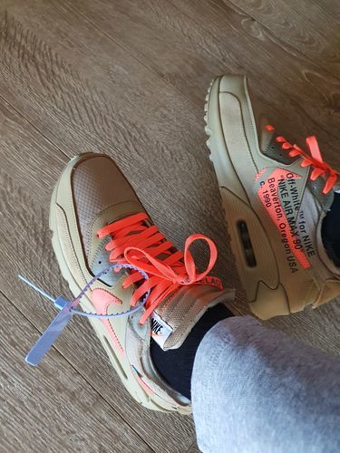 Off-White Air Max 90 “Desert Ore” photo review