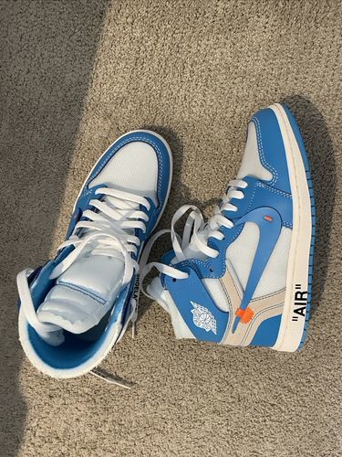 Off-White x Air Jordan 1 Retro High OG 'UNC' photo review