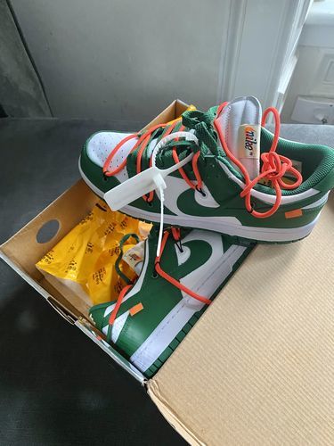 Nike Off-White x Dunk Low 'Pine Green' photo review