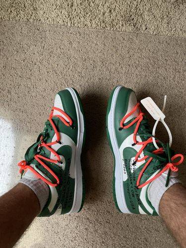 Nike Off-White x Dunk Low 'Pine Green' photo review